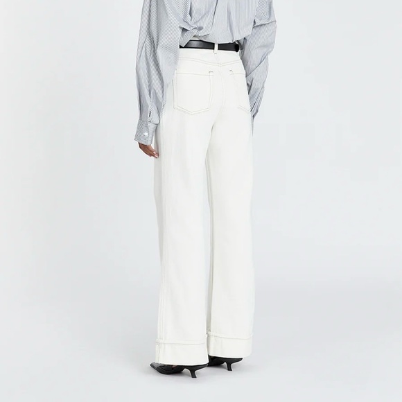 DISSH Sutton Cream Turnback Hem Jean - Picture 4 of 7